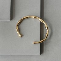 Wholesale Jewelry Retro Open Bamboo Titanium Steel Bracelet Nihaojewelry main image 4