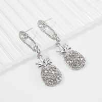 Vente En Gros Bijoux Simples Boucles D&#39;oreilles Ananas Diamant Nihaojewelry main image 4