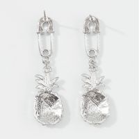 Vente En Gros Bijoux Simples Boucles D&#39;oreilles Ananas Diamant Nihaojewelry main image 5