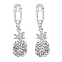 Vente En Gros Bijoux Simples Boucles D&#39;oreilles Ananas Diamant Nihaojewelry main image 6