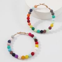 Wholesale Jewelry Ethnic Beaded Colorful Earrings Nihaojewelry main image 4