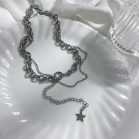 Vente En Gros Bijoux Chaîne Épaisse Collier Pendentif Gland Étoile Nihaojewelry main image 4