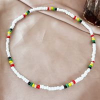 Wholesale Jewelry Color Beaded Clavicle Chain Ethnic Style Necklace Nihaojewelry main image 4