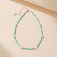 Simple Style Geometric Beaded Inlaid Pearls Women's Necklace main image 5