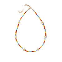 Simple Style Geometric Beaded Inlaid Pearls Women's Necklace main image 6