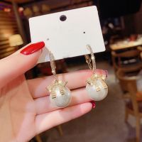 Wholesale Jewelry Bowknot Pearl Pendant Earrings Nihaojewelry main image 1