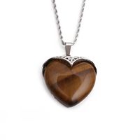 Opal Heart-shaped Pendant Korean Style Necklace Wholesale Jewelry Nihaojewelry main image 4