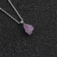 Rough Stone Irregular Pendant Clavicle Chain Simple Necklace Wholesale Jewelry Nihaojewelry main image 3