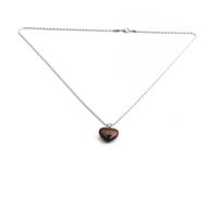 Natural Stone Peach Heart Pendant Fashion Necklaces Wholesale Jewelry Nihaojewelry main image 3