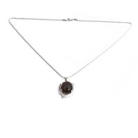 Crystal Tiger Eye Stone Oval Pendant Fashion Necklace Wholesale Jewelry Nihaojewelry main image 3