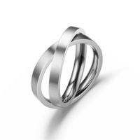 Wholesale Fashion Decompression Rotating Stainless Steel Couple Ring Nihaojewelry main image 4
