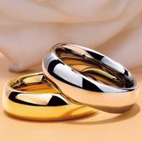 Wholesale Simple Stainless Steel Smooth Arc Ring Nihaojewelry main image 1