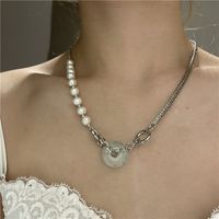 Collier De Chaîne De Couture De Perles De Pierre De Tourmaline Bijoux En Gros Nihaojewelry main image 1