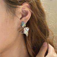 Wholesale Jewelry Three-dimensional Metal Twist Earrings Nihaojewelry main image 3