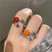 Großhandel Mode-sprühfarbe Emaille Umfasst Den Offenen Ring Der Sonne Nihaojewelry main image 2