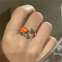 Großhandel Mode-sprühfarbe Emaille Umfasst Den Offenen Ring Der Sonne Nihaojewelry main image 4