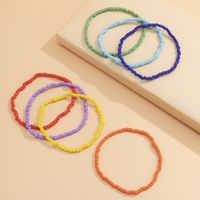Wholesale Jewelry Geometric Woven Colorful Beaded Bracelet Set Nihaojewelry main image 3