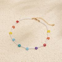Wholesale Jewelry Hand-woven Rice Bead Small Daisy Pearl Necklace Nihaojewelry main image 3
