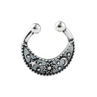 Wholesale Jewelry Fashion C Shape Metal Artificial Gemstones Diamond Earrings main image 6