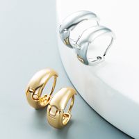 Wholesale Jewelry Simple Geometric C-shaped Earrings Nihaojewelry main image 3