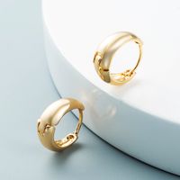 Wholesale Jewelry Simple Geometric C-shaped Earrings Nihaojewelry main image 4