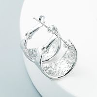 Vente En Gros Bijoux Simples Boucles D&#39;oreilles Creuses En Forme De C Nihaojewelry main image 5