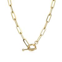 Ot Buckle Stainless Steel Punk Style Necklace Wholesale Jewelry Nihaojewelry sku image 1