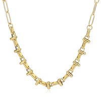 Spleißkette Edelstahl Einfache Halskette Großhandel Schmuck Nihaojewelry sku image 1