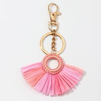 Wholesale Fashion Fan-shaped Keychain Pendant Nihaojewelry sku image 1