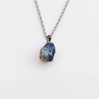 Rough Stone Irregular Pendant Clavicle Chain Simple Necklace Wholesale Jewelry Nihaojewelry sku image 2