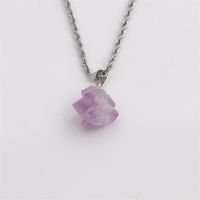 Rough Stone Irregular Pendant Clavicle Chain Simple Necklace Wholesale Jewelry Nihaojewelry sku image 1
