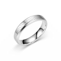 Wholesale Fashion Wave Pattern Stainless Steel Couple Rings Nihaojewelry sku image 3