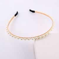 Wholesale Jewelry Simple Small Pearl Particles Hair Band Nihaojewelry main image 4