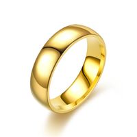 Wholesale Fashion Zircon 18k Gold Titanium Steel Ring Nihaojewelry sku image 2