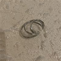 Großhandel Schmuck Retro Geometrische Dreischichtige Spirale Ohrclip Nihaojewelry sku image 2