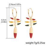 Wholesale Jewelry Geometry Sharp Corners Color Earrings Nihaojewelry main image 5