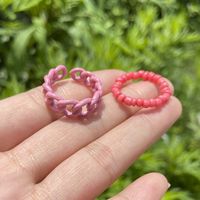 Wholesale Jewelry Color Rice Bead Alloy Ring Set Nihaojewelry main image 5