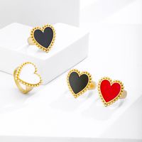 Wholesale Jewelry Alloy Heart Shape Multicolor Ring Nihaojewelry main image 1
