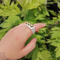 Heart-shaped Irregular Multicolor Acrylic Ring Wholesale Jewelry Nihaojewelry sku image 5