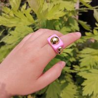 Heart-shaped Irregular Multicolor Acrylic Ring Wholesale Jewelry Nihaojewelry sku image 9
