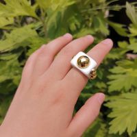 Heart-shaped Irregular Multicolor Acrylic Ring Wholesale Jewelry Nihaojewelry sku image 11