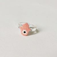 Cute Single-eyed Alien Multi-color Resin Ring Wholesale Jewelry Nihaojewelry sku image 5