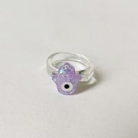 Cute Single-eyed Alien Multi-color Resin Ring Wholesale Jewelry Nihaojewelry sku image 6