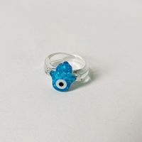 Cute Single-eyed Alien Multi-color Resin Ring Wholesale Jewelry Nihaojewelry sku image 2