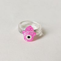 Cute Single-eyed Alien Multi-color Resin Ring Wholesale Jewelry Nihaojewelry sku image 7