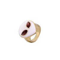 Eye Alien Drop Oil Fashion Ring Wholesale Jewelry Nihaojewelry sku image 1