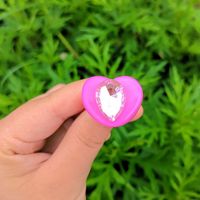 Wholesale Jewelry Geometric Resin Heart-shaped Ring Nihaojewelry sku image 1