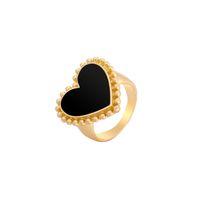Wholesale Jewelry Alloy Heart Shape Multicolor Ring Nihaojewelry sku image 1