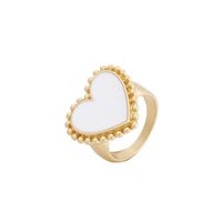 Wholesale Jewelry Alloy Heart Shape Multicolor Ring Nihaojewelry sku image 2