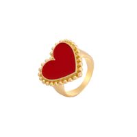 Wholesale Jewelry Alloy Heart Shape Multicolor Ring Nihaojewelry sku image 6